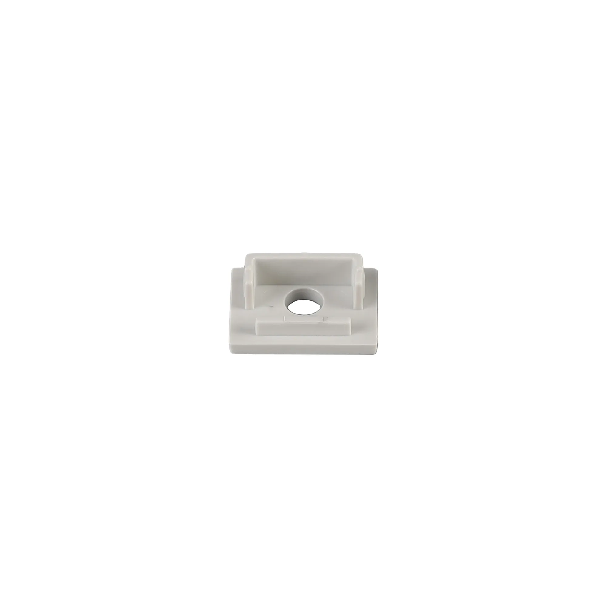 M8071  Tiras 35mm x 11mm Grey Profile End Cap With Hole (1pc) for M8070